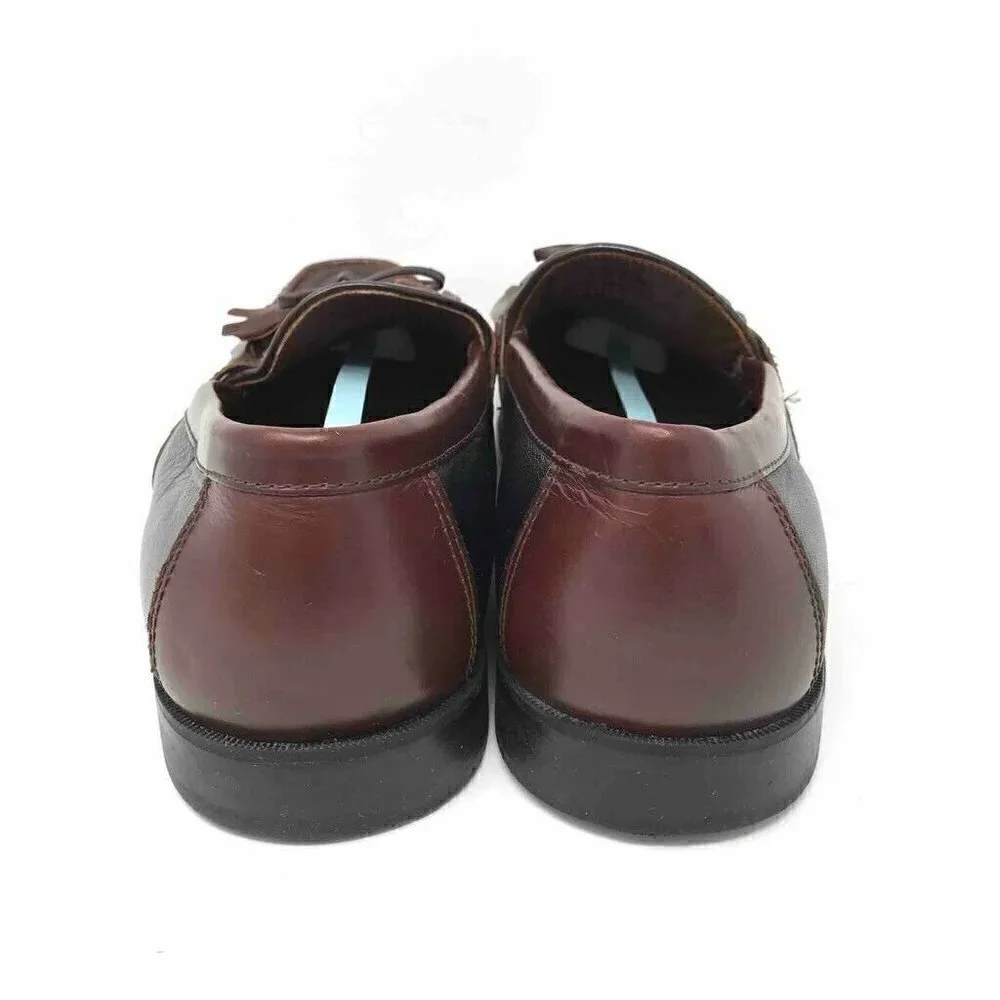 Johnston & Murphy Aragon Loafers Black Brown 10.5 Wide